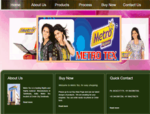 Tablet Screenshot of metronighties.com